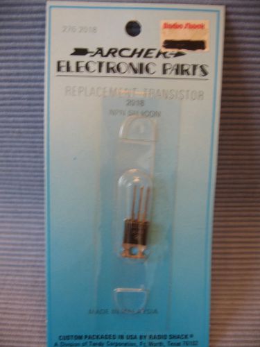 ARCHER #2018 SILICON NPN TRANSISTOR, TO-220 PACKAGE, POWER AMPLIFIER, NEW