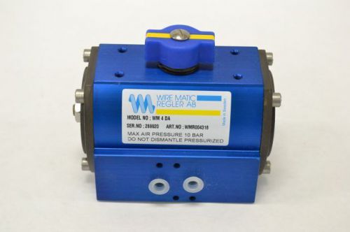 New wirematic wm-4-da wmr004318 tru-torq pneumatic 10bar actuator b214892 for sale