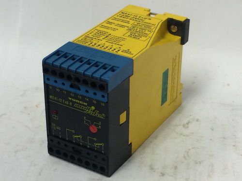Turck ms41-12ex0-r multi safe switching amplifier 1-8 bit din, used for sale