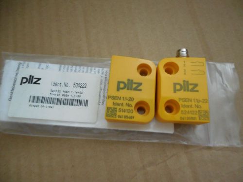 New pilz 504222 safety switch psen 1.1p-22 524122 &amp; actuator psen 1.1-20 514120 for sale