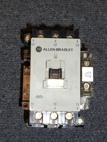 ALLEN BRADLEY 100-A45N*3 SERIES C MOTOR CONTACTOR