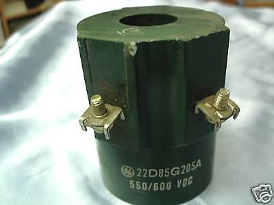 General electric coil for relay/contactor - 550/600 vdc, model #  22d85g205a for sale