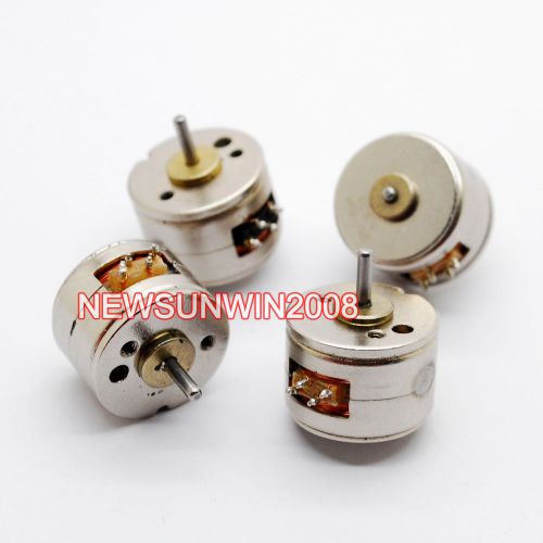 4pc 3-5Vdc 4 wire 2 phase DC Micro stepper motor Resistance 10ohm step angle 18°C