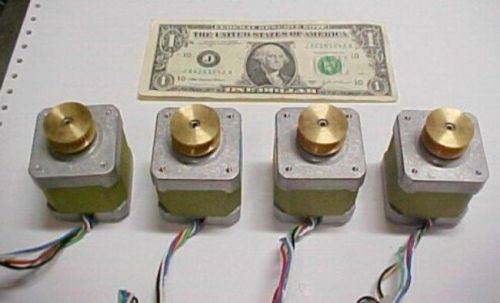 4 SinoTech Stepper Motors 42BYG401-06A Robotic CNC Mill Animated Stage Props NEW