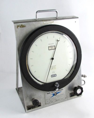 Heise h43862 13.5&#034; pressure gauge test panel 0-1500 psi, trio-tech df99-0367 for sale