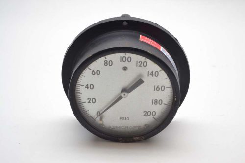 Ashcroft q-8451 0-200psi 4-3/4 in dial 1/4 in npt pressure gauge b396004 for sale