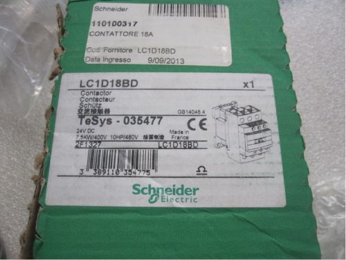 NEW Schneider LC1D12-BD DC24V contactors IN BOX