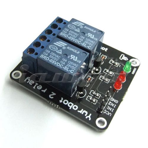 2-Way Relay 5V Expansion Board Module 2 Channels SCM Development Module