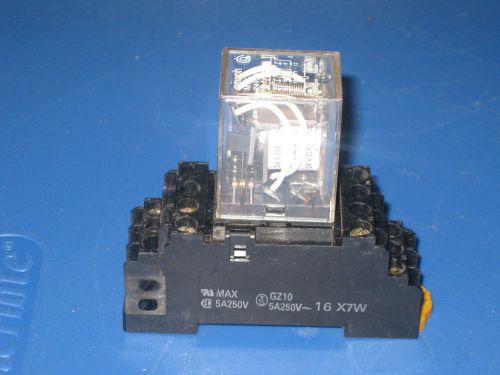 Omron my4 24 vdc relay with base for sale
