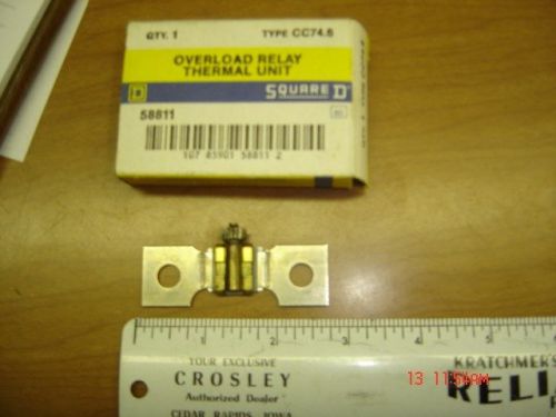 SQUARE D OVERLOAD RELAY THERMAL UNIT CC74.6