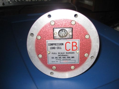 INSTRON ENGINEERING Compression LOAD CELL CB FULL SCALE RANGES NORMAL 2000 GMS