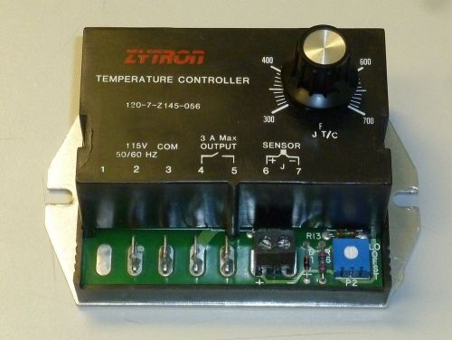 Zytron temperature controller 300 to 700 f part 120-7-z145-056 for sale