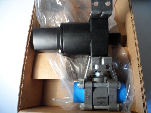 Swagelock whitey pneumatic ball valve new s-65tf16-33c spring return 2 way for sale