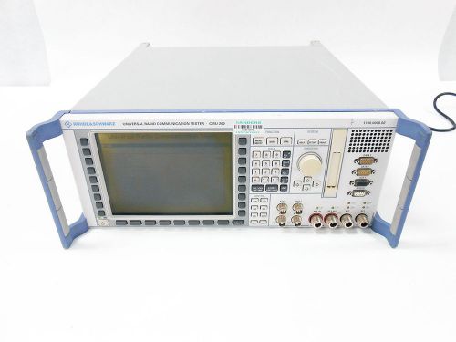ROHDE &amp; SCHWARZ CMU200 1100.0008.02 COMMUNICATION TESTER B11 B21 B41 B52 K23 R&amp;S