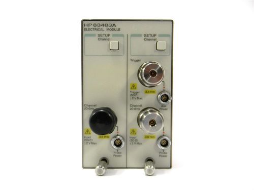 Agilent/HP 83483A 2 CH 20GHz Electrical Modules - 30 Day Warranty