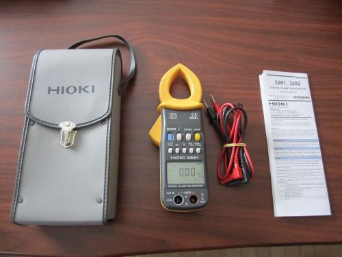 Hioki 3281 true rms digital clamp meter for sale