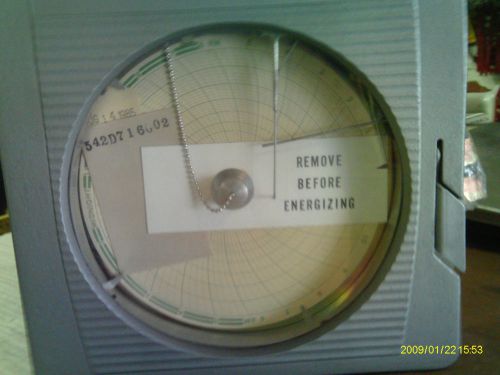 WESTINGHOUSE CIRCULAR CHART RECORDER TYPE M45 STYLE 409B448A11
