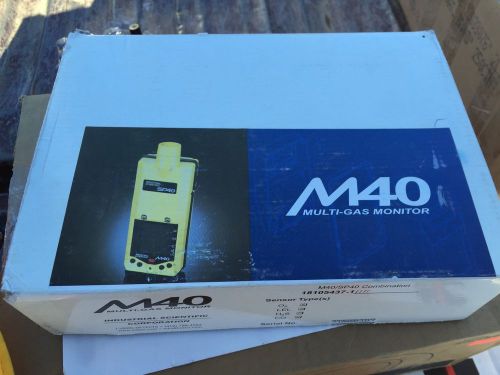 Industrial Scientific Isc M40 Multi Gas Monitor Meter Detector New In Box