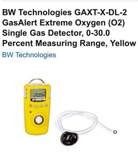 Bw Technologies Gaxt-x-dl-2 Gas Alert Extreme Single Gas Detector