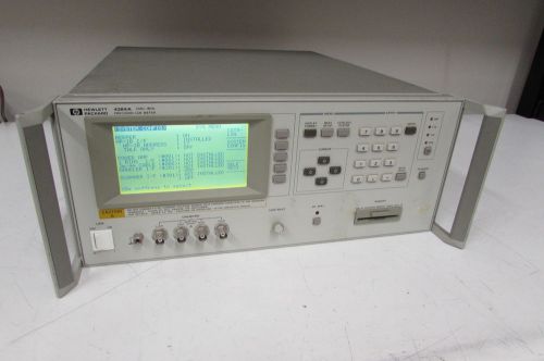 Agilent 4284A Precision LCR Meter, 20 Hz to 1 MHz, 0.01m ohm to 100M ohm, no opt