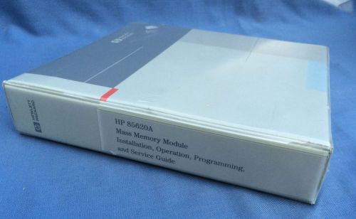 HP 85620A Mass Memory Module Installation Operation Programming Service Guide