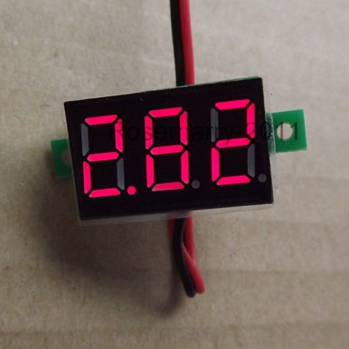 Mini 3 digital 0.36&#034;led dc 2.5-30v red volt voltage meter voltmeter self-powered for sale