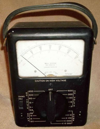 Vintage Bell System Meter KS-14510-L1 Multimeter Model 630-D  18  49-5655 from..