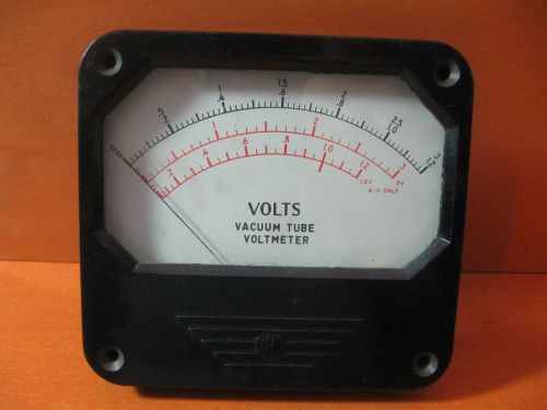 QVS Inc Vintage Vacuum Tube Voltmeter Model 400 Type 299 FS100-Mic A