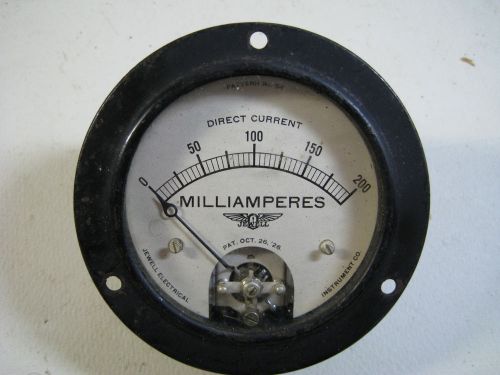 Jewell gauge 0-200 milliamperes direct current