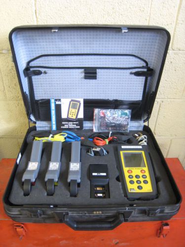 Ideal 61-806 3-phase power quality analyzer recorder complete used free shipping for sale