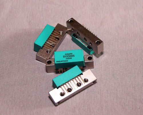 RF Power Transistors BGD885 PHILIPS 860 MHz, 17 dB gain power doubler amp. new