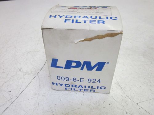LPM 009-6-E-924 HYDRAULIC FILTER *NEW IN A BOX*