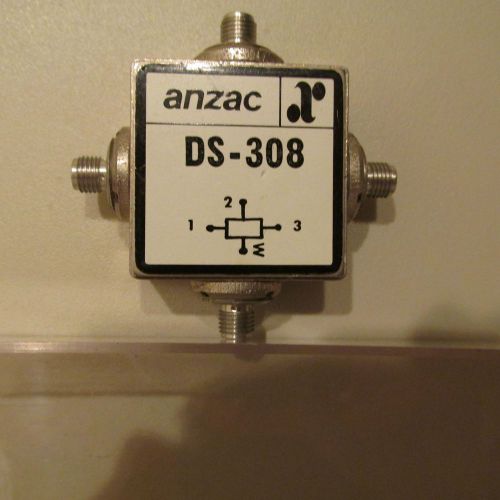 ANZAC DS-308 POWER DIVIDER, THREE-WAY, 1-300 MHz, SMA(F) CONNECTORS