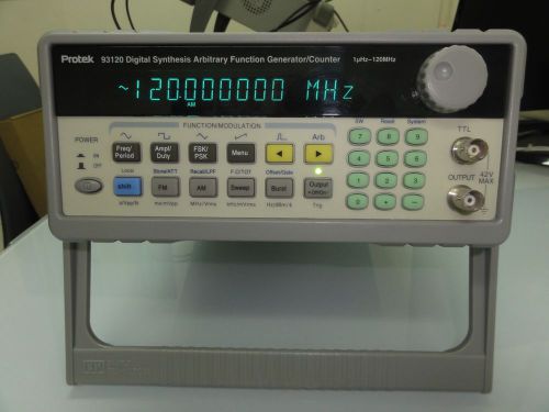 Protek 93120 digital arbitrary function generator up to 120 mhz+gui+powerful s/w for sale