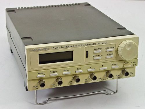 Wavetek Model 23  12 MHz Synthesized Function Generator
