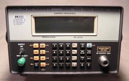 Marconi rf signal generator – model 2022c – needs repair! for sale