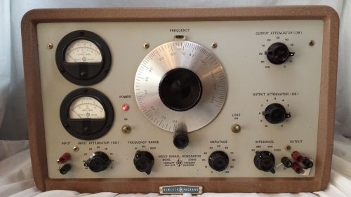 Vintage HP 205AG Audio Signal Generator, Test Equipment   (Rare Find)