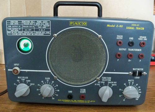 PACO Signal Tracer Model Z-80 with Manual