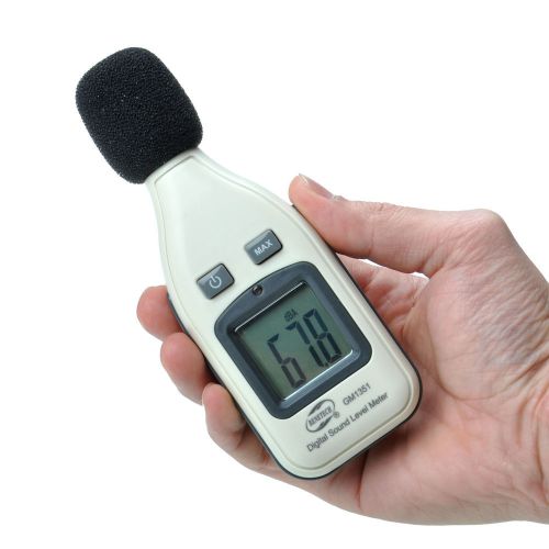 Decibel Meter Digital LCD Accurate Sound Noise Pressure Level Tester Measurement