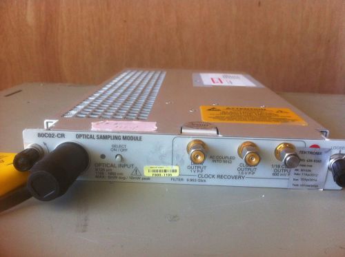 Tektronix 80c02/cr sampling module, 30 ghz, with clock recovery for sale