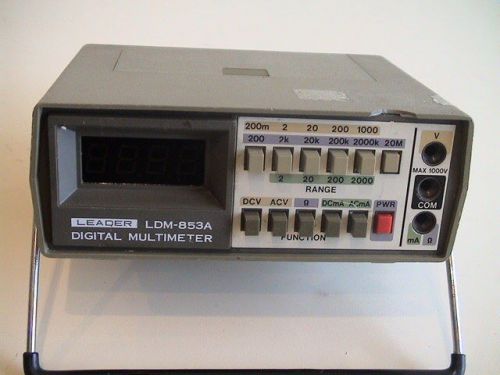 LEADER LDM-853A  Digital Mutlimeter USED