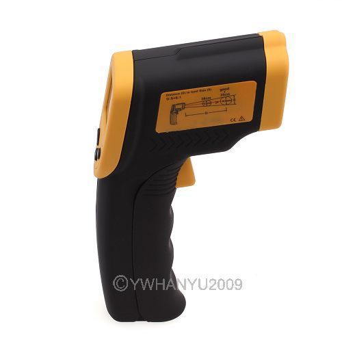 Black non-contact infrared digital thermometer ir laser handheld temperature for sale
