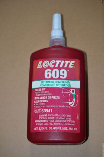 Loctite 609 8.45 Fl. Oz. Huge Bottle! (250ML) Retaining Compound 60941