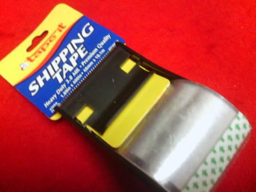 Tape it  sealing packing tape with dispenser cutter case of 1 for sale