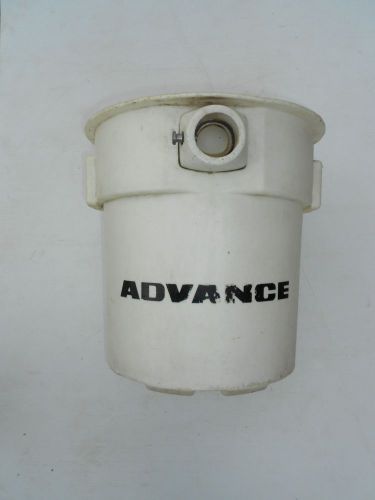 Advance aquatron 8 commercial carpet extractor: reservoir bucket for sale