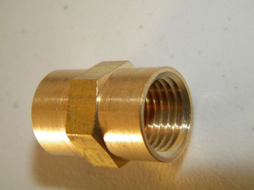 Carpet Cleaning - Brass 1/4&#034; Solution Hose Connector