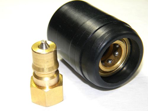 Carpet cleaning - quality brass quick disconnect with heat-shield for wand hoses for sale
