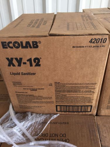 ECOLAB XY-12 Liquid Sanitizer 144 gallon bottles.  36 Cases Wholesale Pallet