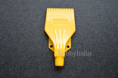 New 10pcs Yellow  Plastic ABS  Air Nozzle Air Knife 1/4&#039;&#039; H2 Blowing Nozzle
