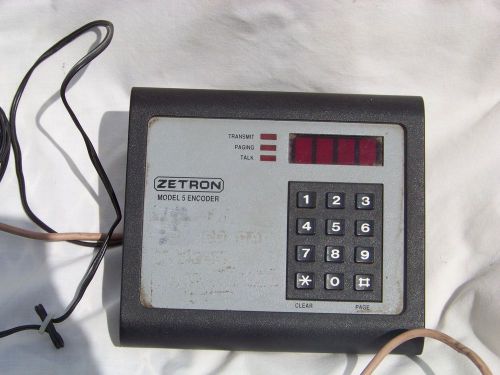Zetron Model 5 Paging Radio Encoder!